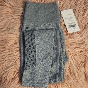 Fabletics Perforated Gray 7/8 Leggings S